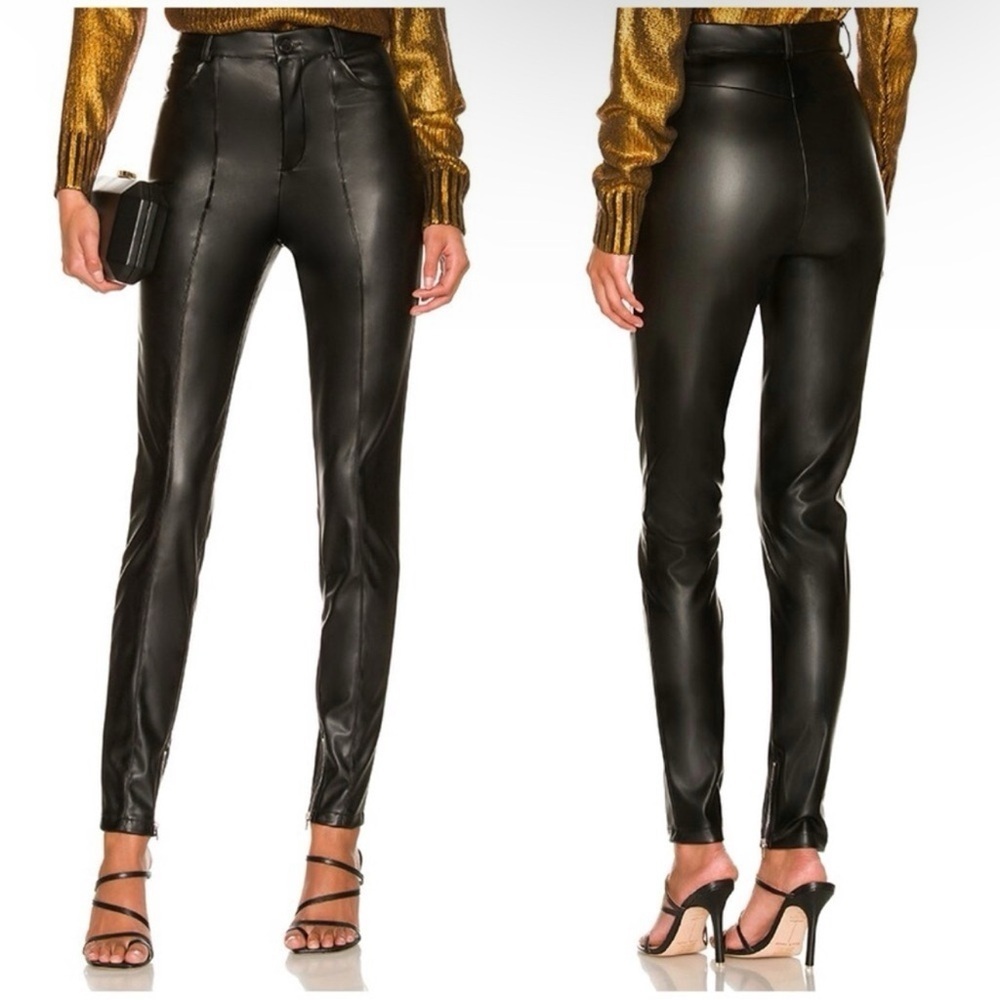 Superdown Megan High Rise Pant in Black Size XS
